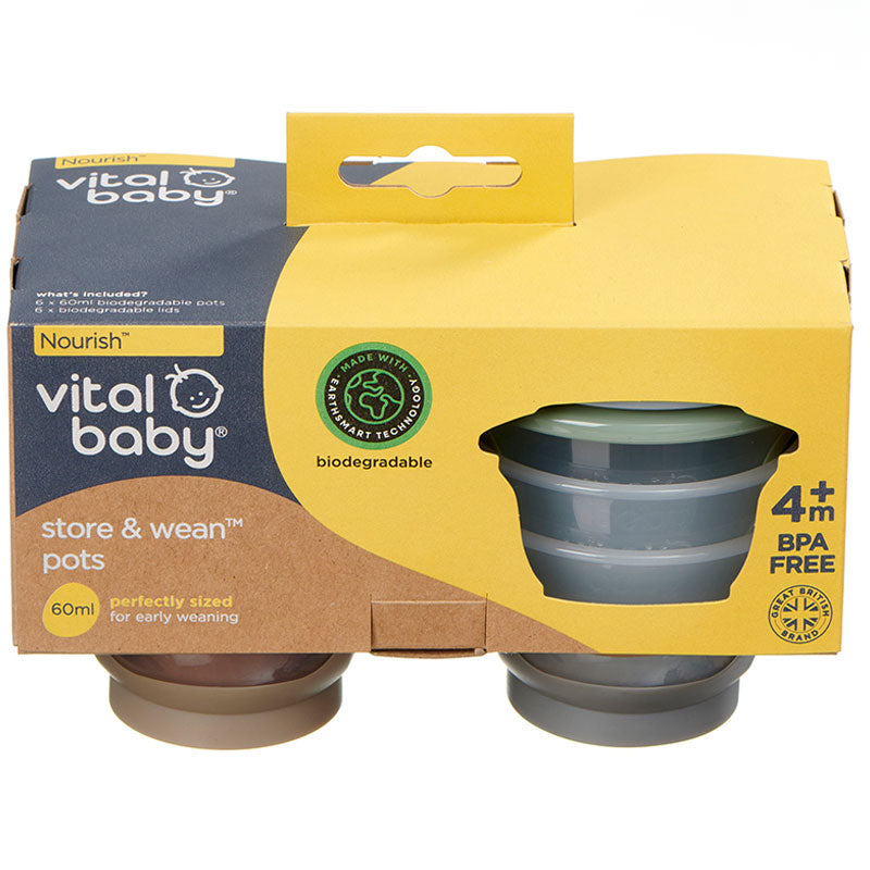 Store and wean pots 60ml