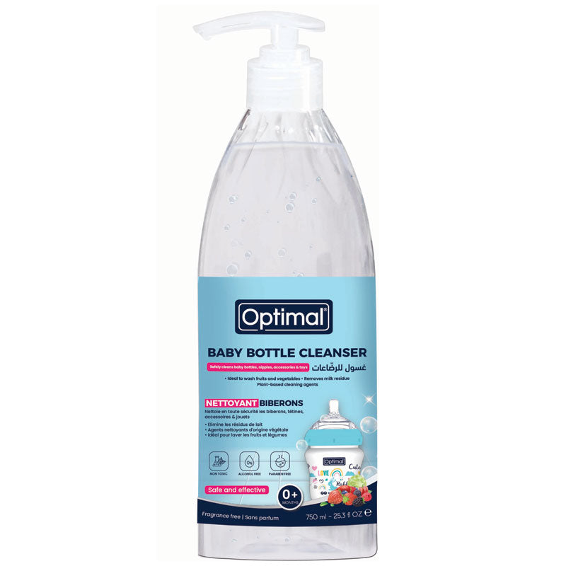 Optimal 0m+ 750ml Baby Bottle Cleanser Fragrance Free
