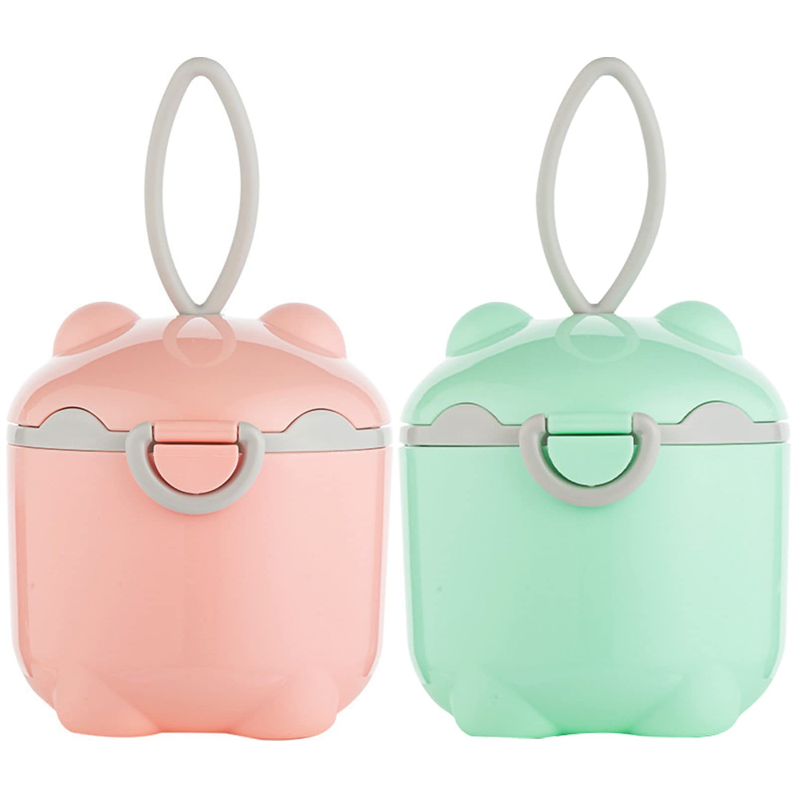 Formula container with scoop