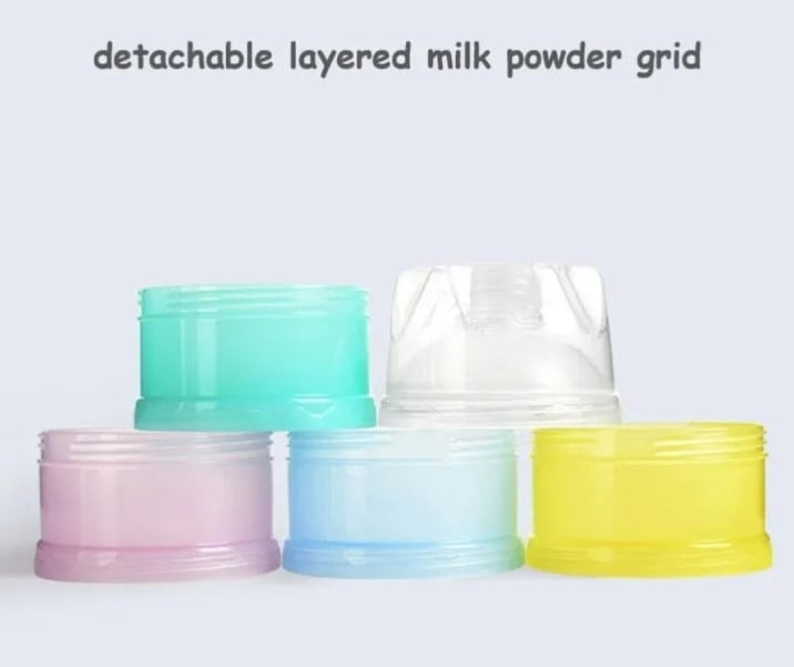 Rainbow formula dispenser /container for travelling