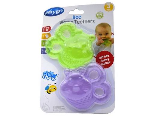 Playgro Bee Water Teethers from 3 months 2 pcs