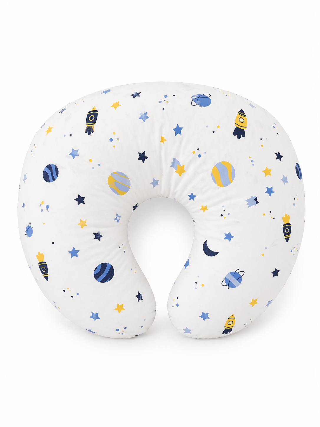 Nursing pillow space theme white/blue