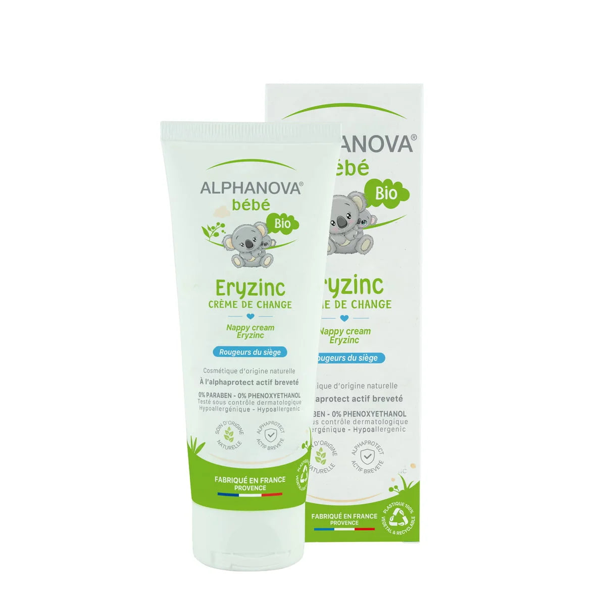 Alphanova eryzinc creme de change 75ml