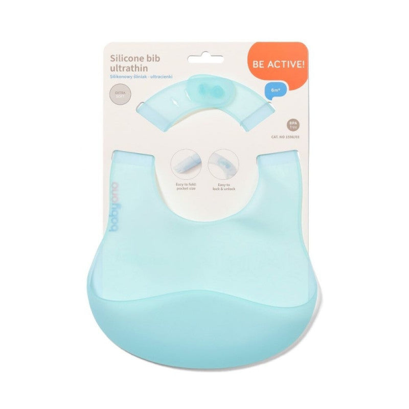 Babyono bib ultrathin blue